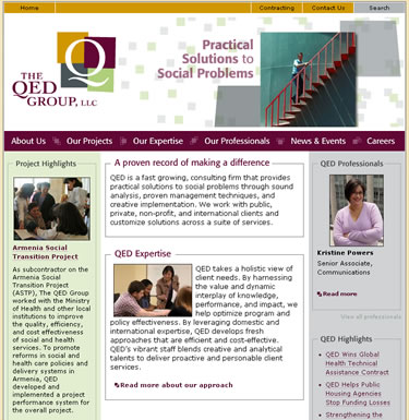 QED homepage